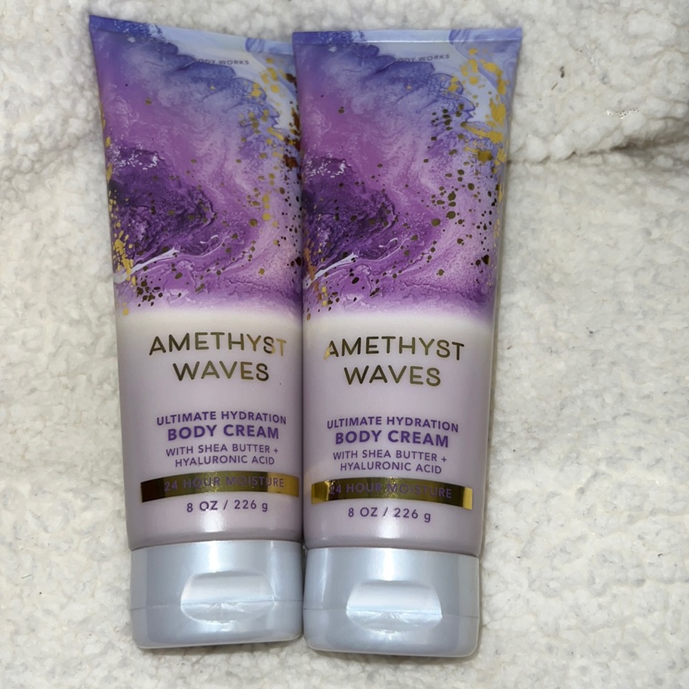 BBW 2 pc body creams Amethyst Waves